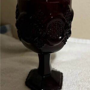 Avon Cape Cod 1876 Collection Ruby Red Water Goblet